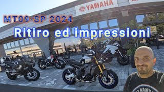 YAMAHA MT09 SP 2024  Ritiro impressioni POV RAW Sound [upl. by Ivz272]