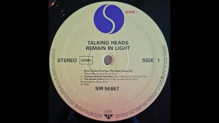 Talking Heads  Crosseyed And Painless  Vinyl record [upl. by Eeslehc]