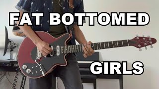 Fat Bottomed Girls  Queen  Guitar Cover HD [upl. by Anilosi]