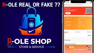 Role Shop Application  Role New Earning App  Role Earn App Review  Role App Review [upl. by Nnaycart]