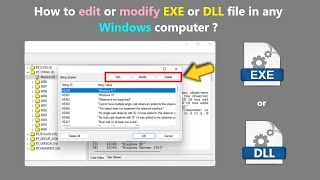 How to edit or modify EXE or DLL file in any Windows computer [upl. by Nitz989]