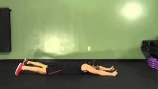 Superman  HASfit Low Back Exercises  Lower Back Exercise [upl. by Dammahom]