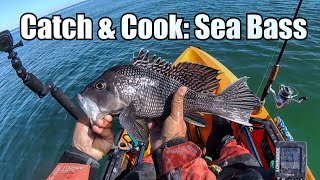 CATCH amp COOK WINTER SEA BASS 30 Species Ep 9 [upl. by Ecydnac]