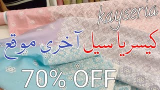 kayseria summer sale today 70 off [upl. by Aleydis566]