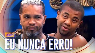 RODRIGUINHO SE ESTRESSA COM DAVI E DISPARA “EU NUNCA ERRO”💥  BBB 24 [upl. by Rehpotsirh6]