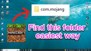 Find commojang folder with easiest way  Minecraft bedrock edition [upl. by Sloan]