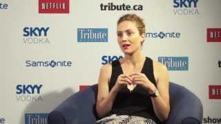 Evelyne Brochu Tom at the Farm Interview [upl. by Anawd]