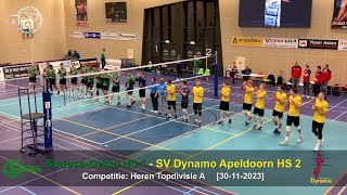 Volleybal Heren Topdivisie A SudosaDesto H1  SV Dynamo Apeldoorn H2 30112023 [upl. by Aneg]