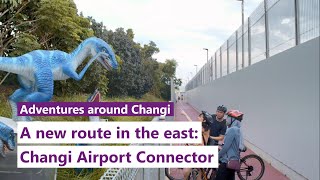 New Cycling Route in the East  Changi Airport Connector [upl. by Naihtniroc297]