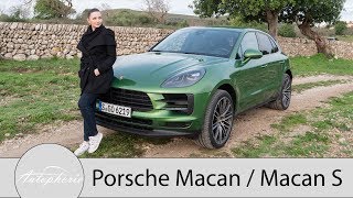 2019 Porsche Macan und Porsche Macan S Fahrbericht  Fährt sich nun noch etwas besser  Autophorie [upl. by Mordecai]