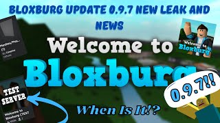 Bloxburg Update 097 New Leak And News roadto10k [upl. by Osi]