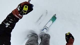 Sunday Powder Day at Alta Ski Area  12124 [upl. by Intruok]