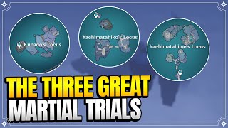 Erebos Secret The Three Great Martial Trials  World Quests and Puzzles 【Genshin Impact】 [upl. by Kamila]