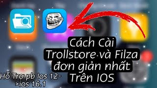 Cách Cài Trollstore cho IOS mới nhất Hỗ trợ từ IOS 1216👌 No JB 2024 [upl. by Sherrard770]