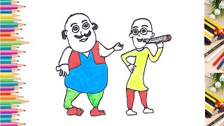 Easy Art Motu Patlu Drawing Motu Patlu Step By Step Motupatludrawing [upl. by Vedetta806]