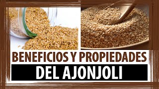 ✅🔴PARA QUE SIRVE EL AJONJOLI  BENEFICIOS Y PROPIEDADES DEL AJONJOLI O SESAMO [upl. by Anthe]