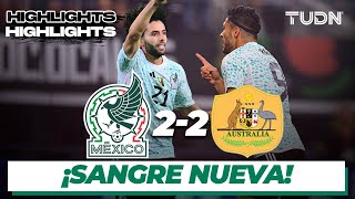 México 22 Australia  HIGHLIGHTS  Amistoso Internacional 2023  TUDN [upl. by Jezabel]