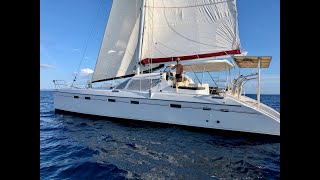 Privilege 495 Catamaran  Full WalkThrough Unlimited Freedom on the Ocean [upl. by Aihn]