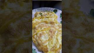 Egg Omelette 🥚 omelette shortvideo cooking youtubeshorts [upl. by Arvin]