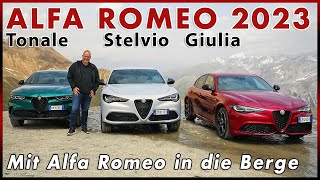 Alfa Romeo 2023  Was ist neu bei Stelvio Giulia amp Tonale  Test Probefahrt Facelift Review Deutsch [upl. by Sucitivel199]