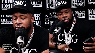 Yo Gotti Stops Interview to Answer Angela Simmons Call [upl. by Ettennig507]