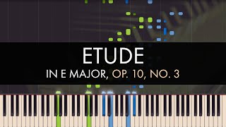 Frédéric Chopin  Etude in E Major Op 10 No 3 [upl. by Pascha]