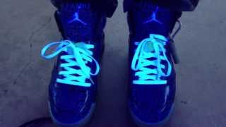 Air Jordan 5 V Retro quotDBquot quotDoernbecherquot quotIsaac Arzatequot Blacklight on feet [upl. by Ahsas]