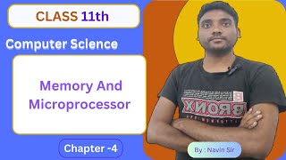 L23  Memory and Microprocessor 11th CS Ch4  education study computerscience [upl. by Andel]