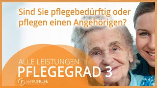 Welche Leistungen gibt es bei Pflegegrad 3 [upl. by Yttik]