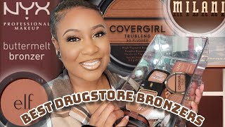 Best Drugstore BRONZERS For Dark Skin 2024 [upl. by Rosenberger]