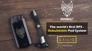 Exilis Xpod Rebuildable Pod System  Tutorial [upl. by Shandy539]