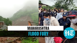 Maha flood fury Over 100 killed thousands evacuated CM Thackeray visits [upl. by Garik]