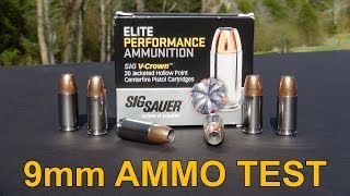 SIG SAUER VCROWN 9mm Ammo Review [upl. by Jenks]