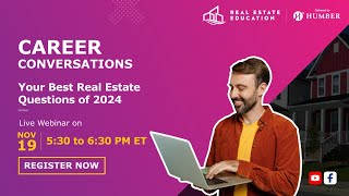 Career Conversations Your Best Real Estate Questions of 2024 [upl. by Cort292]