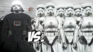 DARTH VADER VS STORMTROOPERS  EPIC BATTLE [upl. by Codel106]