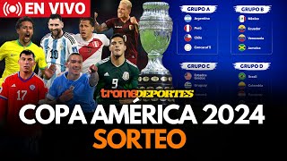 SORTEO COPA AMÉRICA 2024 EN VIVO Conoce los GRUPOS y FIXTURE  Trome [upl. by Leumel]