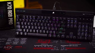 INTRODUCTION CORSAIR K70 RGB Pro Mechanical keyboard with CHERRY MX RGB switches [upl. by Yanffit976]