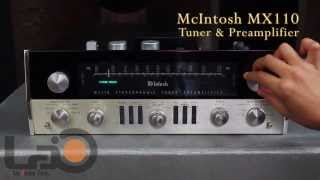 McIntosh MX110 Tuner amp Preamplifier [upl. by Elva]