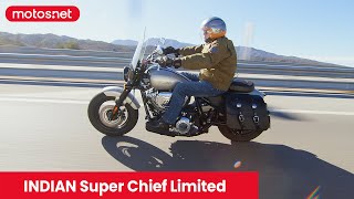 Indian Super Chief Limited  Review en español  prueba  motosnet [upl. by Beshore]