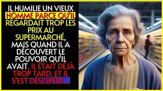 Témoin voit un GÉRANT de supermarché HUMILIER une personne âgée et cause sa DÉMISSION [upl. by Hayn871]