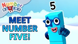 Numberblocks Meet Number Five  Meet the Numberblocks  Learn to Count [upl. by Pearline]