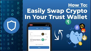 How To SWAP Crypto In Your Trust Wallet EASY [upl. by Nottnerb]