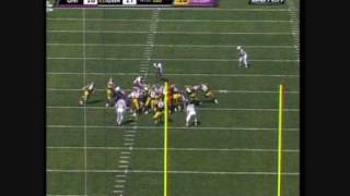 2009 UNI at 21 Iowa Dolphin and Podolaks Radio Call of 2nd Blocked FG [upl. by Annasiul998]