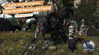 How to Kill Morvudd Fiend of Skellige Isles  Witcher 3 Wild Hunt [upl. by Bobbee]