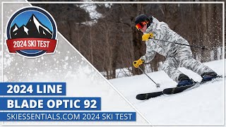 2024 Line Blade Optic 92  SkiEssentialscom Ski Test [upl. by Lorsung]