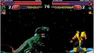 LS MUGEN Brawl 32Primal Rage vs Mortal Kombat [upl. by Darell342]