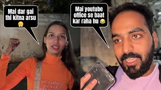 Aarti youtube content copy karti hai 😤  Prank call on Aarti😂  AtrangiArsalaan❤️ [upl. by Kari]