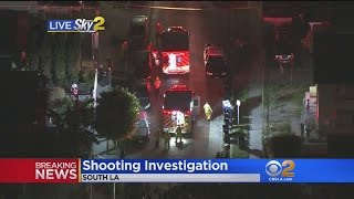 1 Dead Several Injured In South LA Shooting [upl. by Winni]