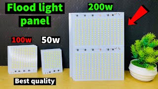 Flood light led panel 50w100w or 200w New stock available  Flood light Electronicsproject99 [upl. by Rramahs562]