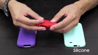 Rubberized Hard Case vs Silicone vs TPU [upl. by Bachman]